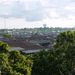 View of city in the jungle