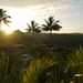 Sunset view of pool at cliffs edge