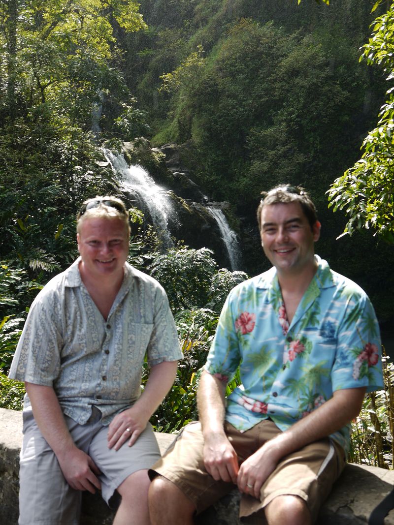 Hana Highway waterfall