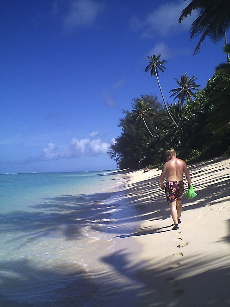 Footsteps in the sand