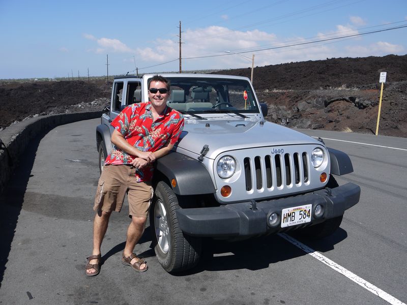 Magnum and his jeep