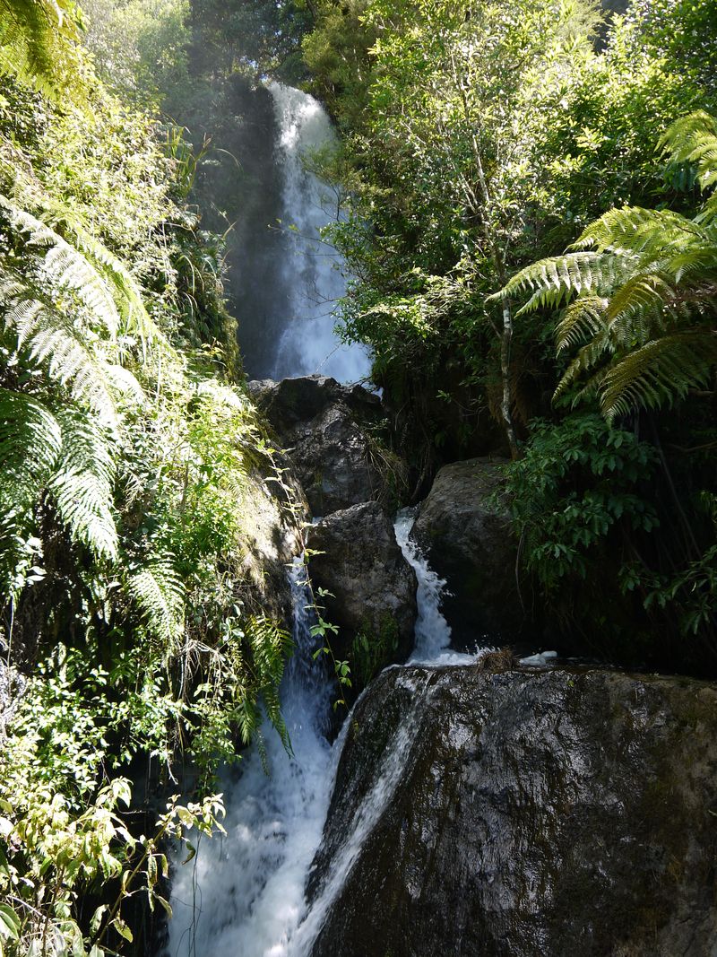 Waterfall at the buried village