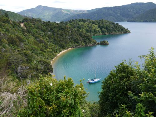 View on the scenic route back to picton