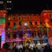 Custom House alight!