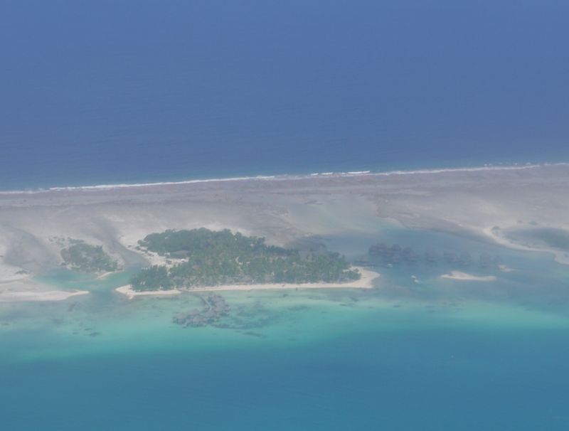 Fantasy Island from the air