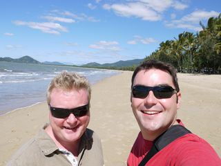 Us at Palm Cove beach