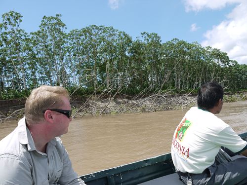 Boating down the Amazon