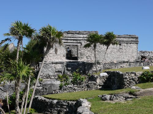 Tulum, caribbean sea mayan ruins
