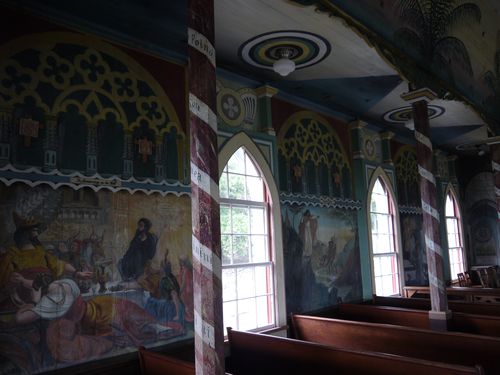 Inside the painted church 1