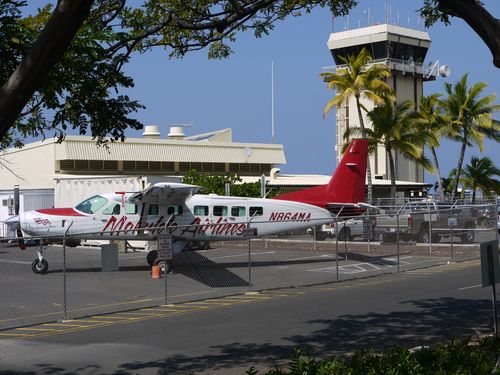 The plane to the big island