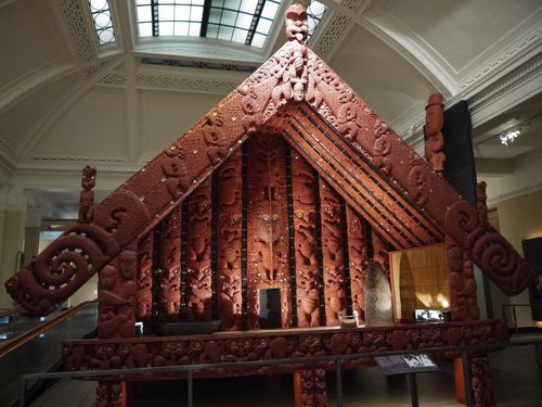 Maori ceremonial house