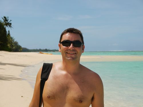 Paul at the Palm Grove sand bank