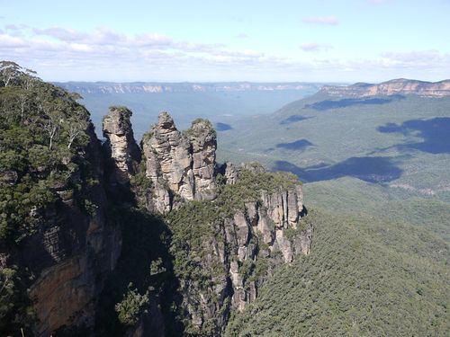 The Three Sisters and the Blue Mountains